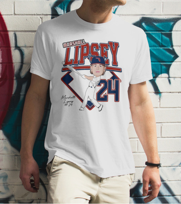 Marshall Lipsey 24 Baseball 2025 M. Reshold T-Shirt