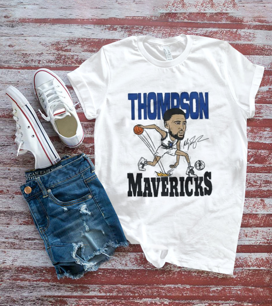 Klay Thompson Mavericks Basketball Caricature T-Shirt