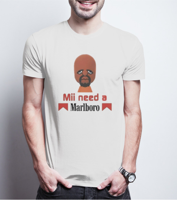 Mii Need A Marlboro Nintendo Parody T-Shirt