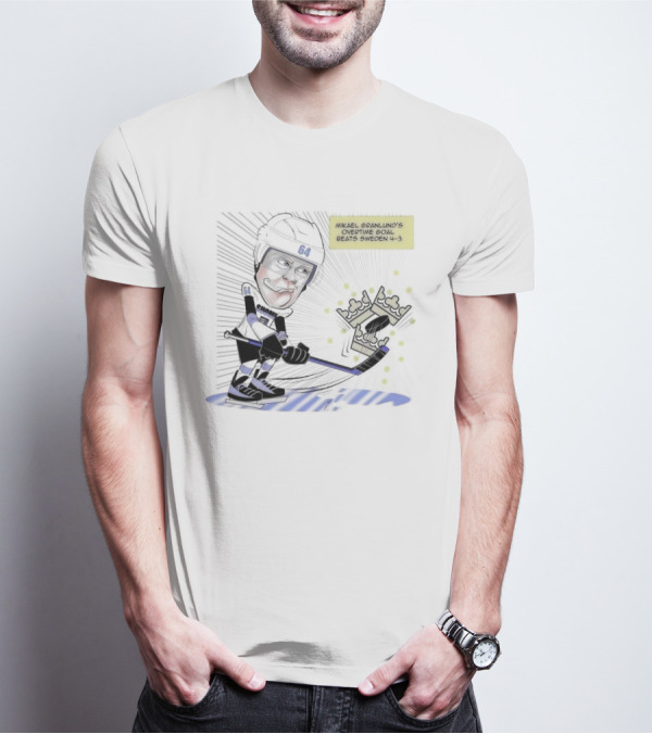 Mikael Granlund Overtime Goal Wins 4-3 Against Sweden With Hockey Crown Icon T-Shirt