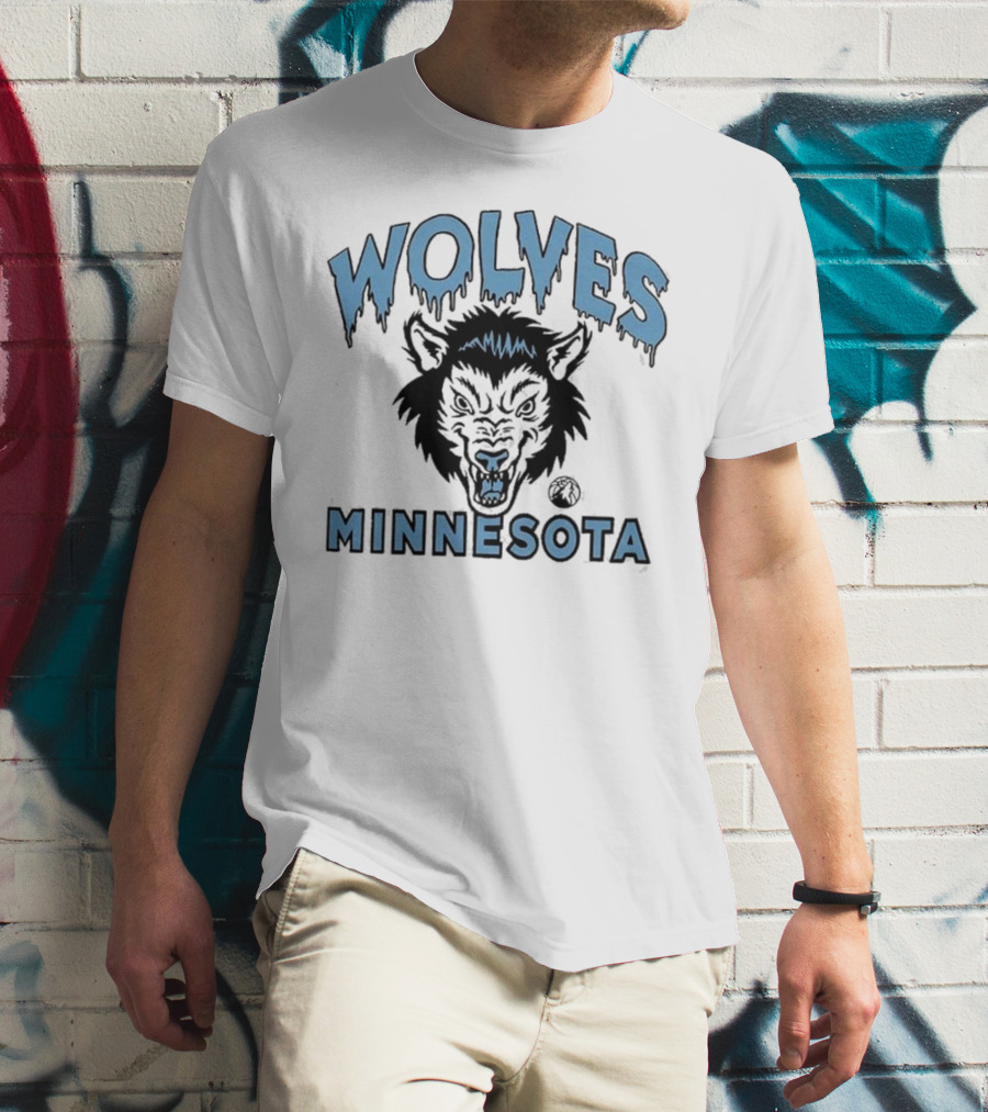 Minnesota Wolves Mascot Tri-Blend T-Shirt