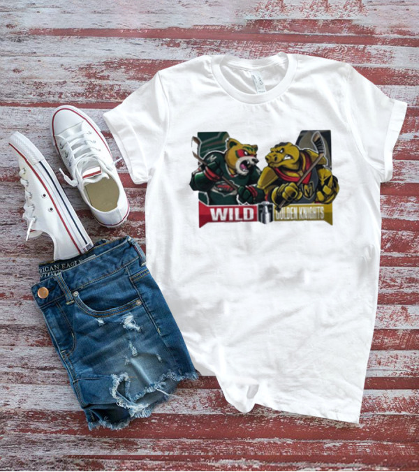 Minnesota Wild Versus Vegas Golden Knights 2025 Western Conference Quarter Finals T-Shirt