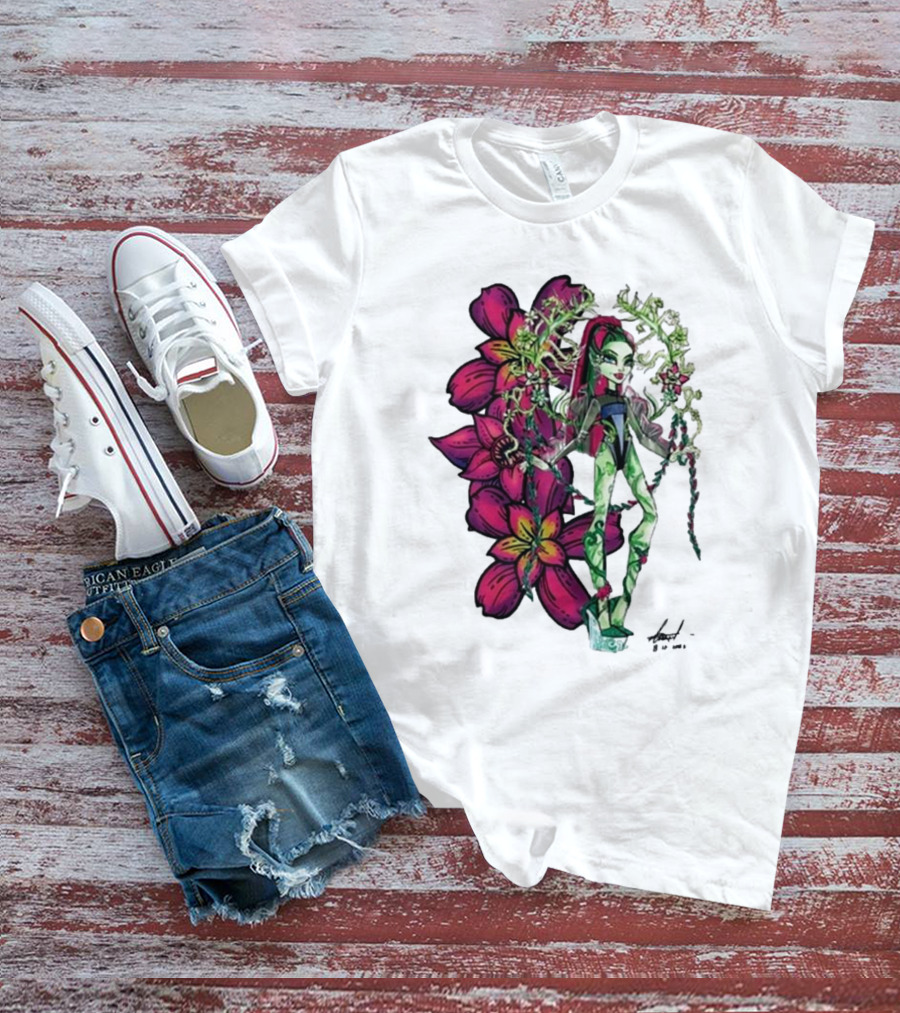 Monster High Venus McFlytrap Lily Blossom Vines Fashion Style T-Shirt