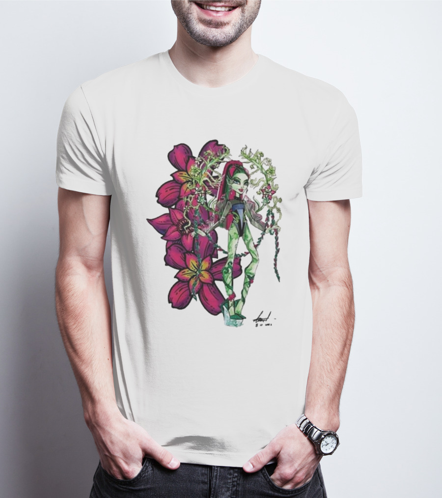 Monster High Venus McFlytrap Lily Blossom Vines Fashion Style T-Shirt