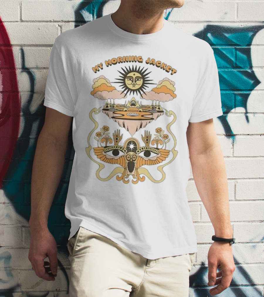 My Morning Jacket Suniverse Sun Owl Cloud Fantasy T-Shirt