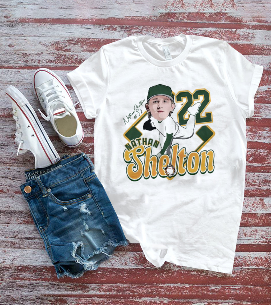 Nathan Shelton 22 Baseball Player 2025 T-Shirt