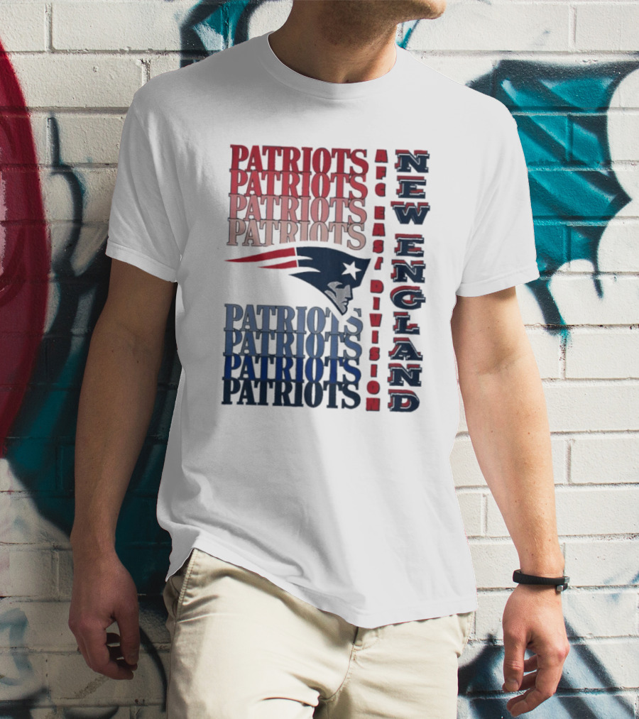 Patriots New England AFC East Division Football Team T-Shirt