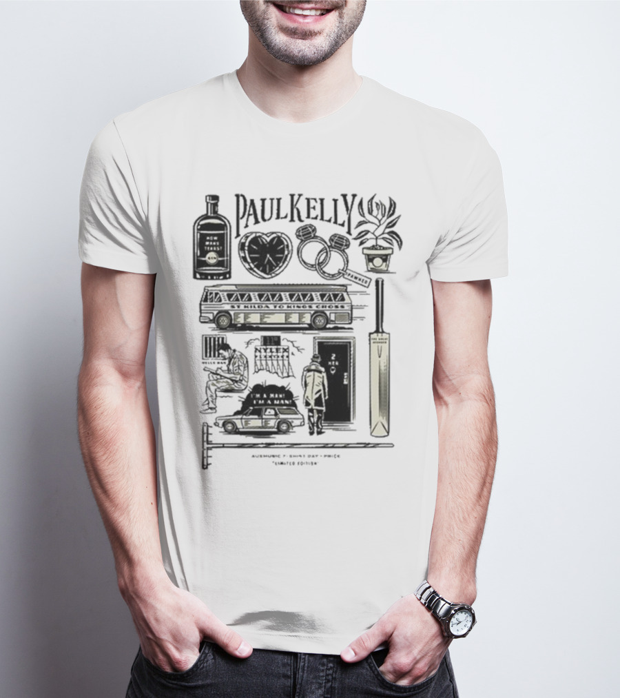 Paul Kelly How To Make Gravy Australian Icons Music Collection T-Shirt