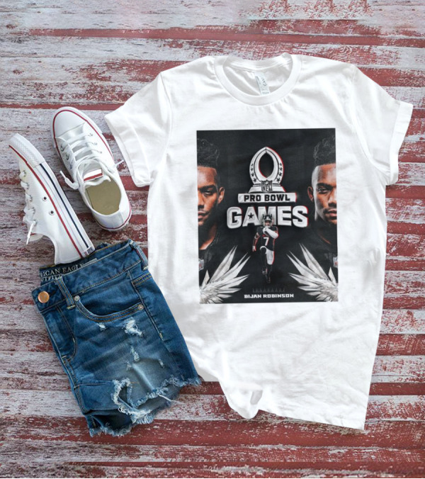 NFL Pro Bowl Games Bijan Robinson Atlanta Falcons 2025 T-Shirt