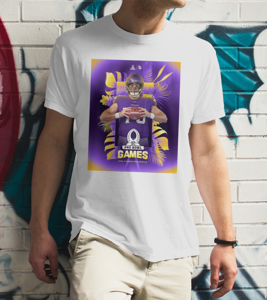 2025 NFL Pro Bowl Games Minnesota Vikings Brian O’Neill T-Shirt