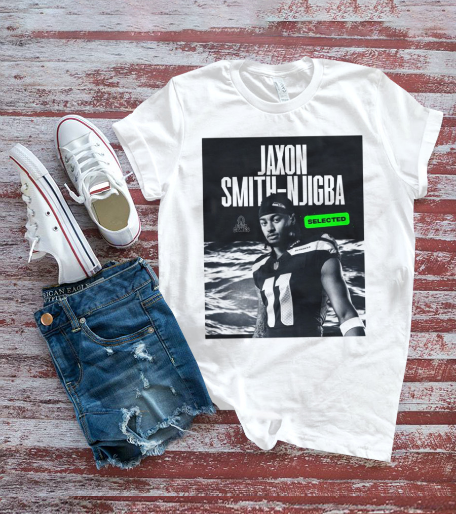 Jaxon Smith-Njigba NFL Pro Bowl Games Seattle Seahawks Selected 2025 T-Shirt