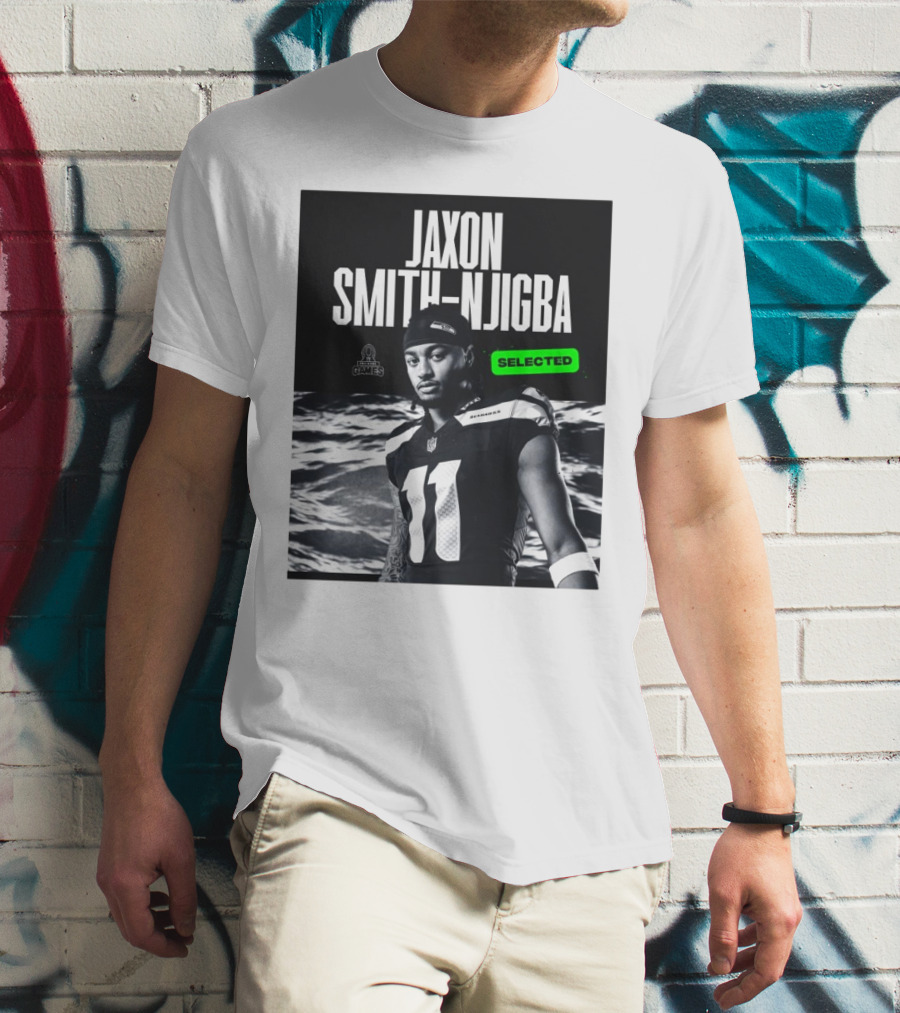 Jaxon Smith-Njigba NFL Pro Bowl Games Seattle Seahawks Selected 2025 T-Shirt