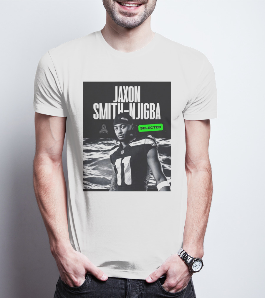 Jaxon Smith-Njigba NFL Pro Bowl Games Seattle Seahawks Selected 2025 T-Shirt