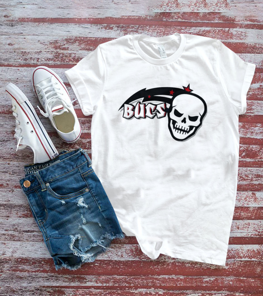NFL NBA Tampa Bay Buccaneers Orlando Magic Stars Red Blue T-Shirt