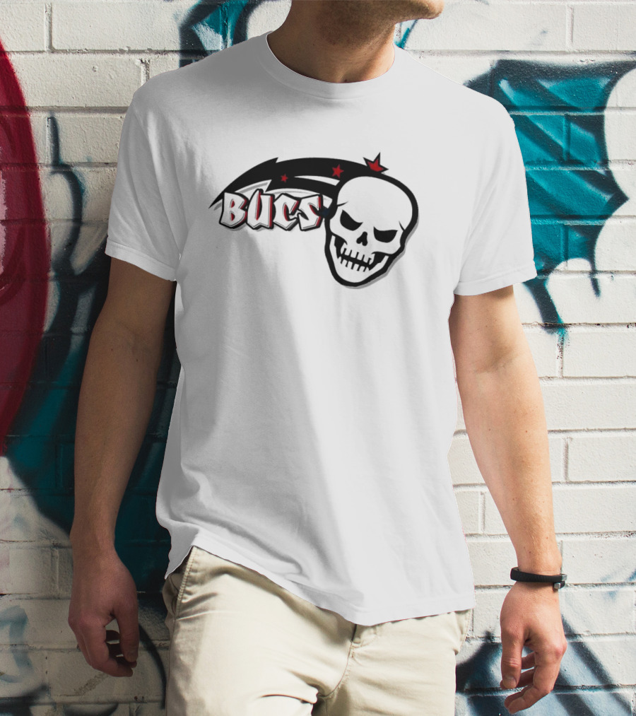 NFL NBA Tampa Bay Buccaneers Orlando Magic Stars Red Blue T-Shirt