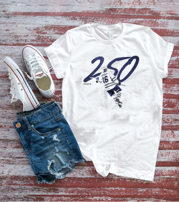 Carson Rehkopf Brampton Steelheads 250 Career Points Achievement T-Shirt
