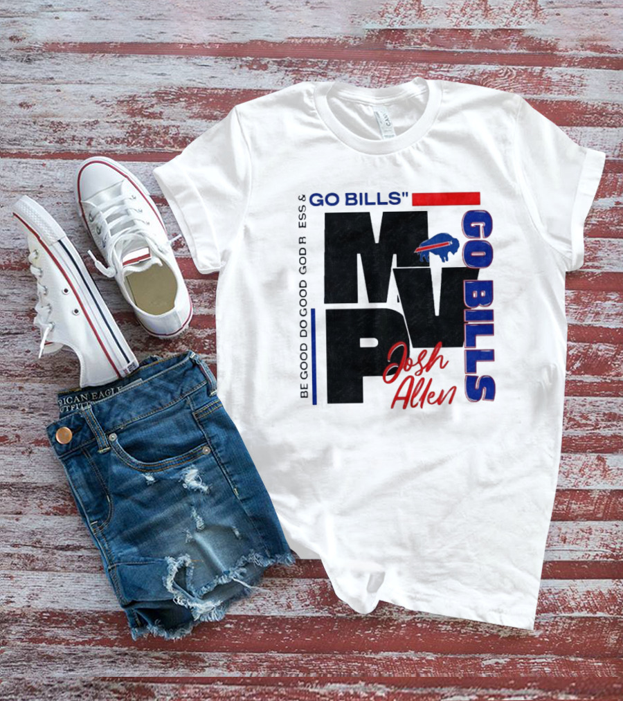 "Go Bills Josh Allen MVP Buffalo Football" T-Shirt