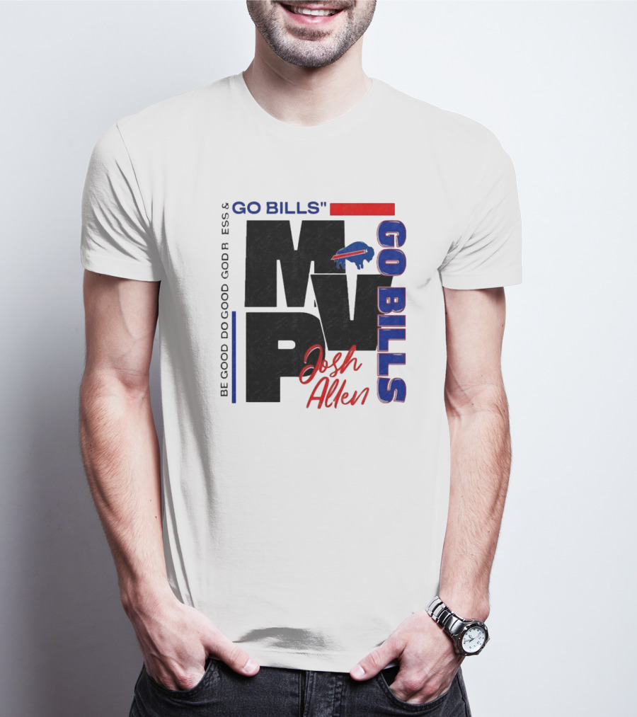 "Go Bills Josh Allen MVP Buffalo Football" T-Shirt