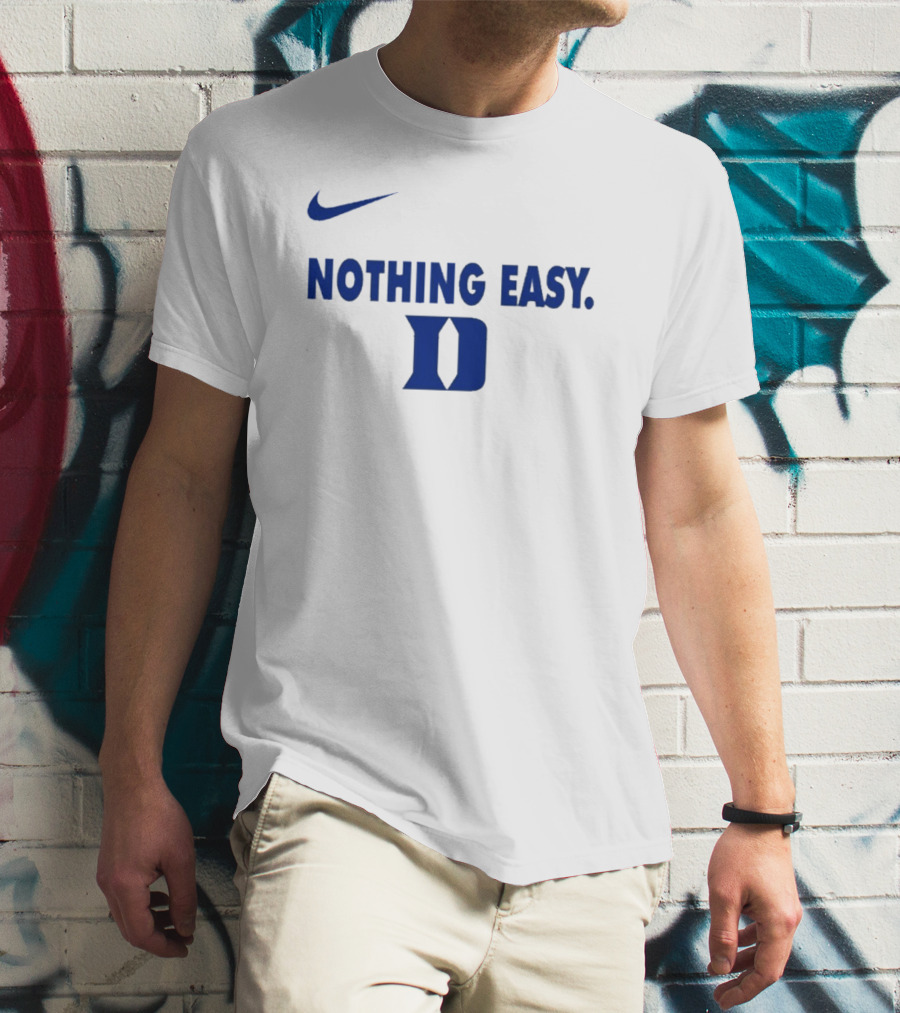 Nike Nothing Easy Duke Blue Swoosh T-Shirt