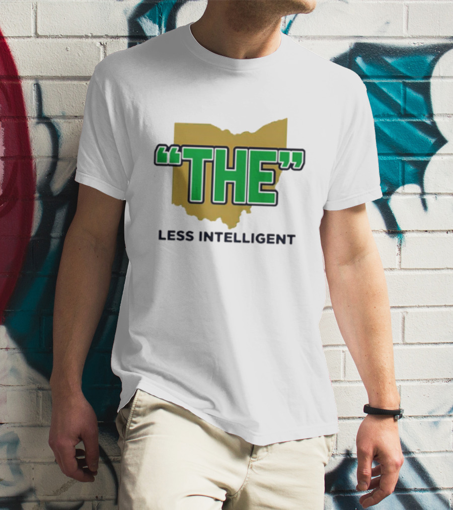 "Notre Dame Fighting Irish 'The' Less Intelligent Ohio Parody" T-Shirt