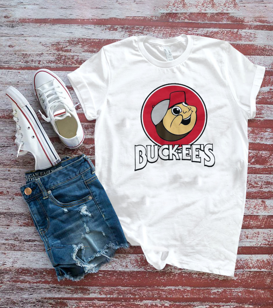 Ohio State Buckeyes Buc-ee's Beavers Retro Illustration T-Shirt