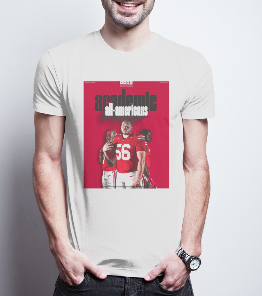 Ohio State Football Academic All-Americans Quinshon Judkins Seth McLaughlin Donovan Jackson T-Shirt