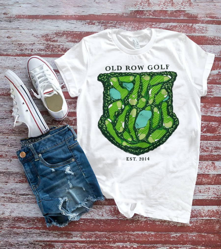 Old Row Golf Course Pigment Dyed T-Shirt