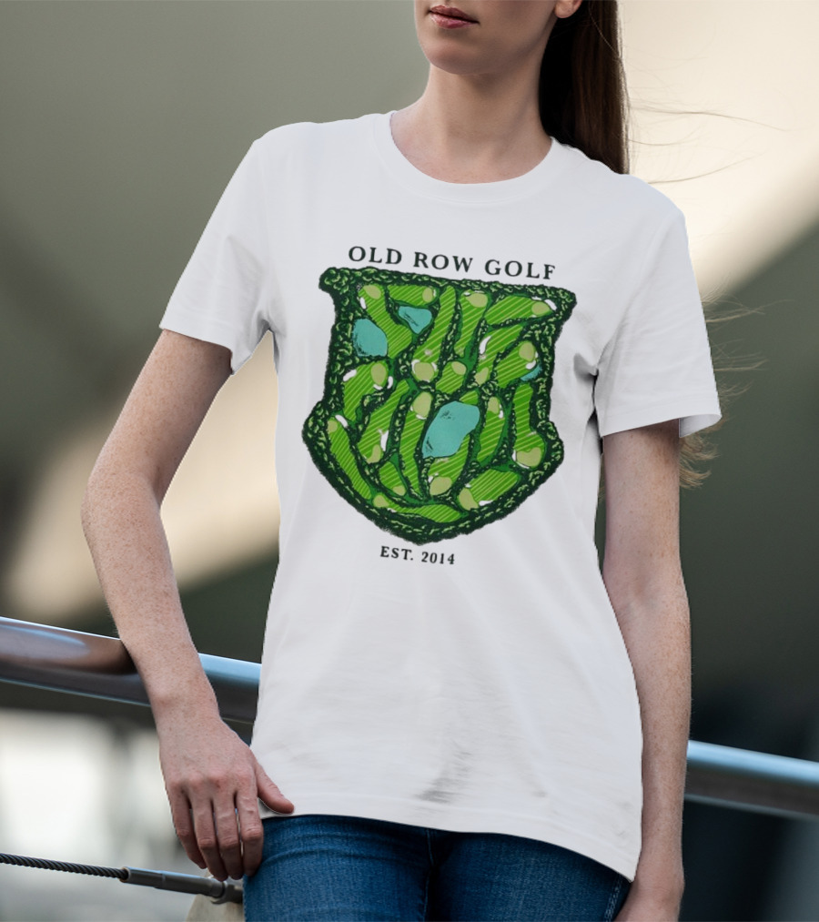 Old Row Golf Course Pigment Dyed T-Shirt