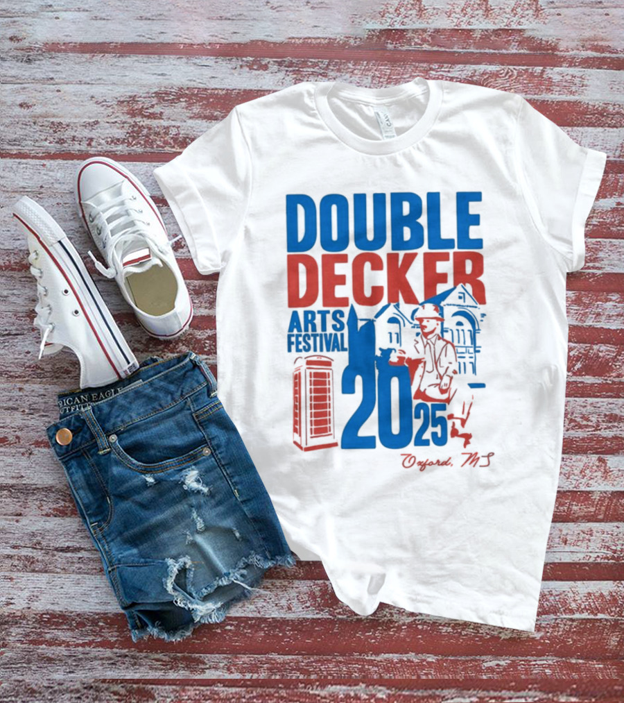 Ole Miss Rebels Double Decker Arts Festival 2025 Oxford MS T-Shirt
