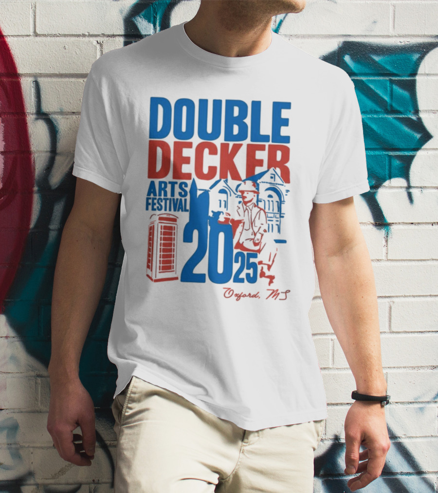 Ole Miss Rebels Double Decker Arts Festival 2025 Oxford MS T-Shirt