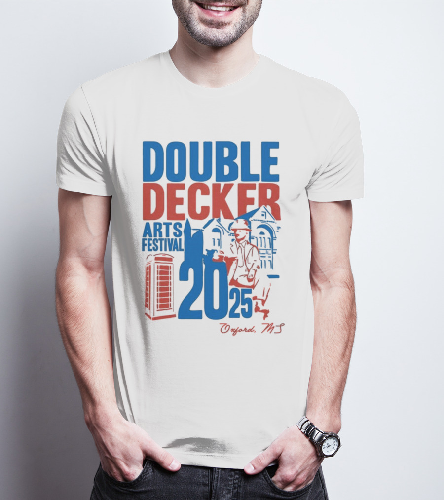 Ole Miss Rebels Double Decker Arts Festival 2025 Oxford MS T-Shirt