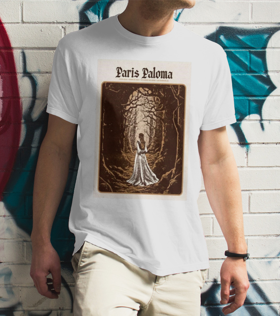 Paris Paloma March 25 2025 The Regency Ballroom San Francisco CA Concert T-Shirt
