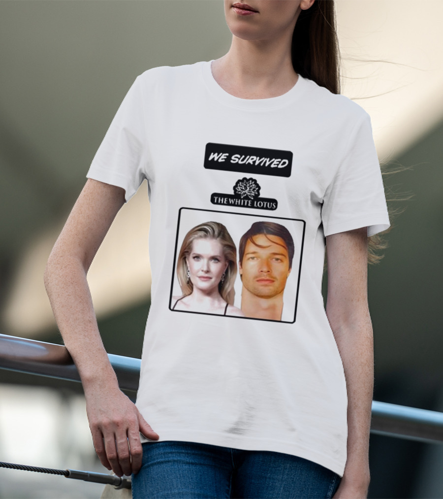 We Survived The White Lotus Patrick Schwarzenegger T-Shirt
