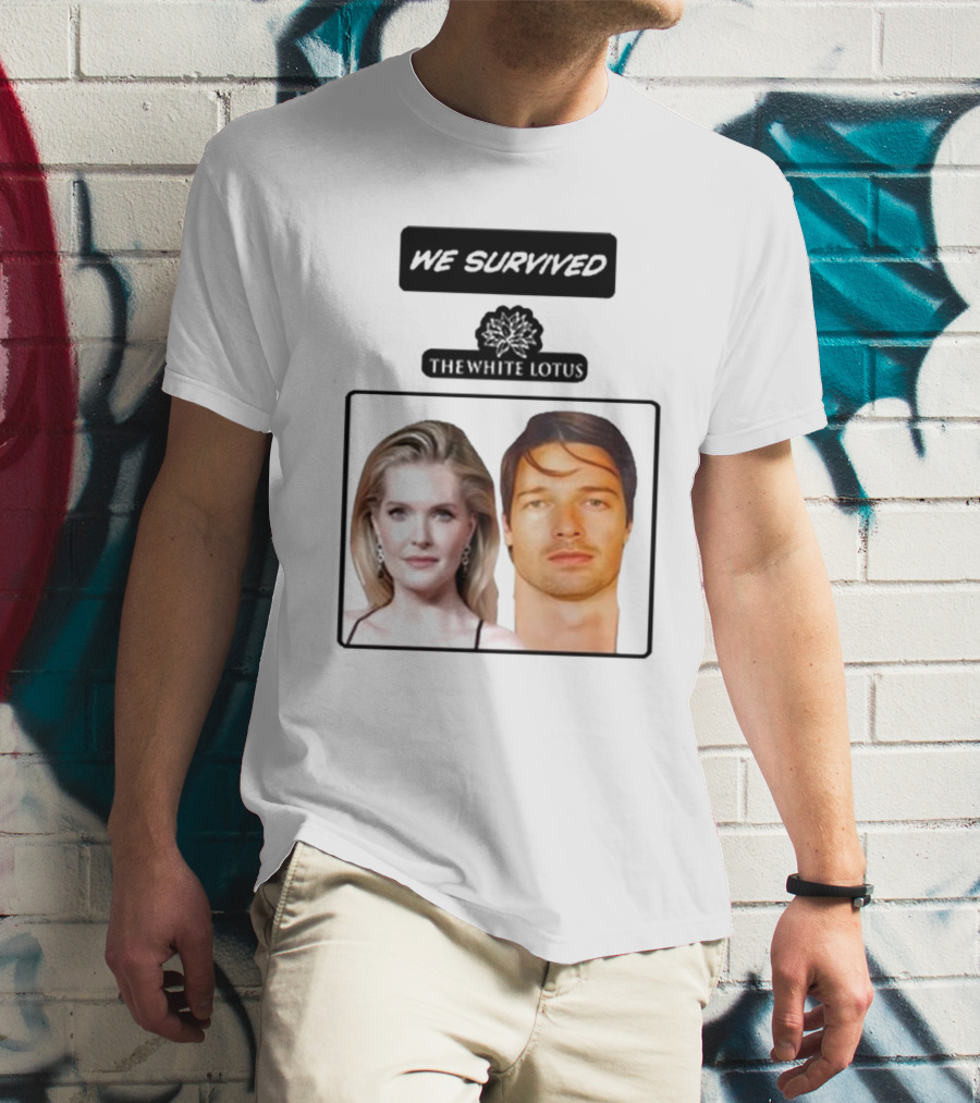 We Survived The White Lotus Patrick Schwarzenegger T-Shirt