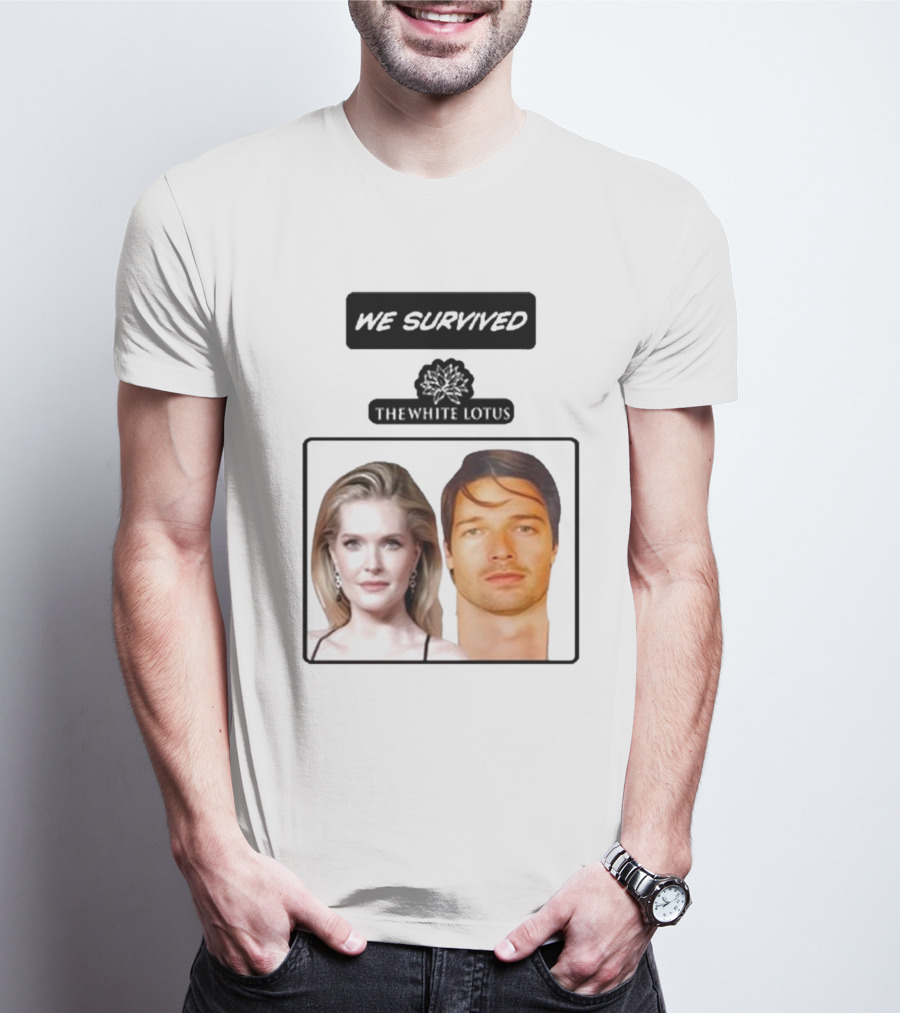 We Survived The White Lotus Patrick Schwarzenegger T-Shirt