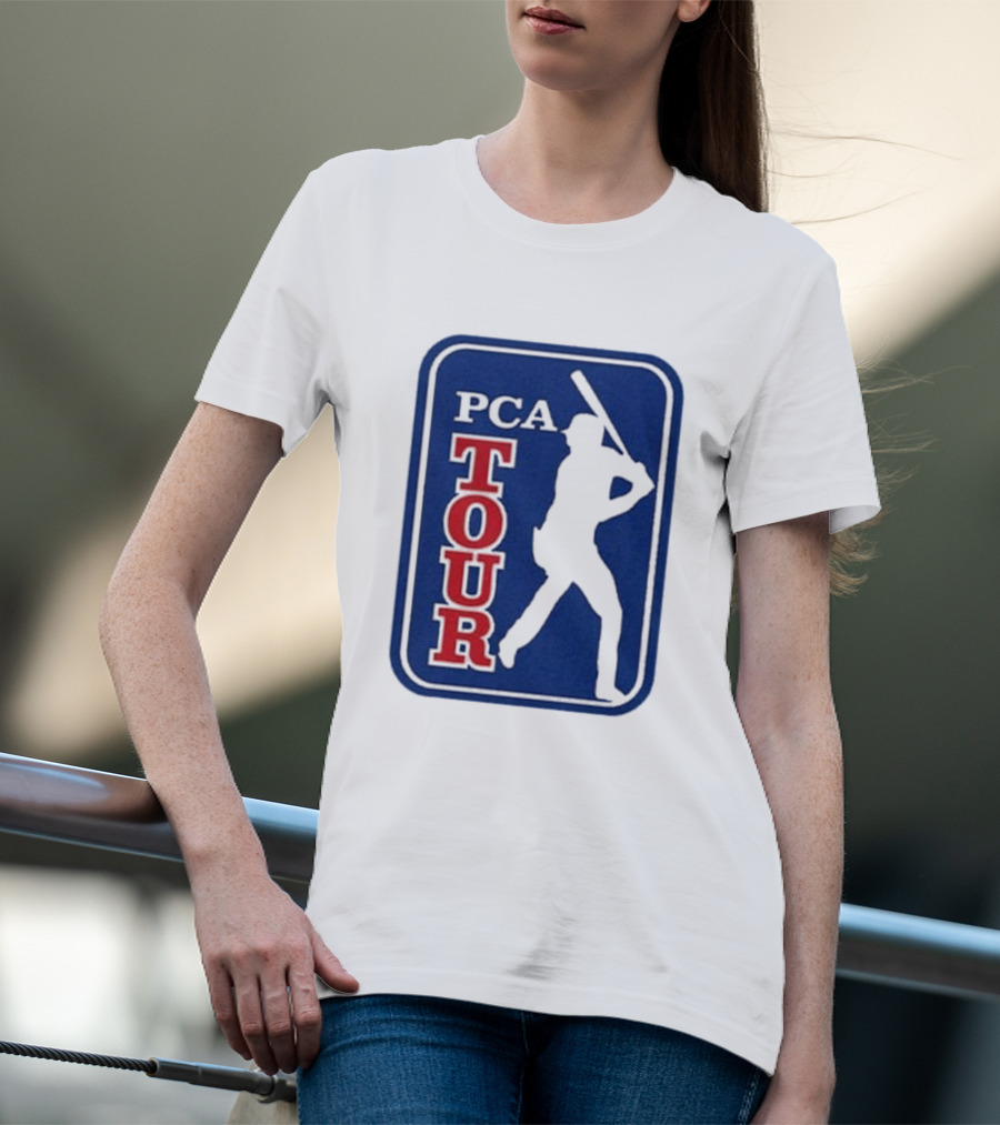 PCA Tour Pete Crow-Armstrong Baseball Player Silhouette T-Shirt