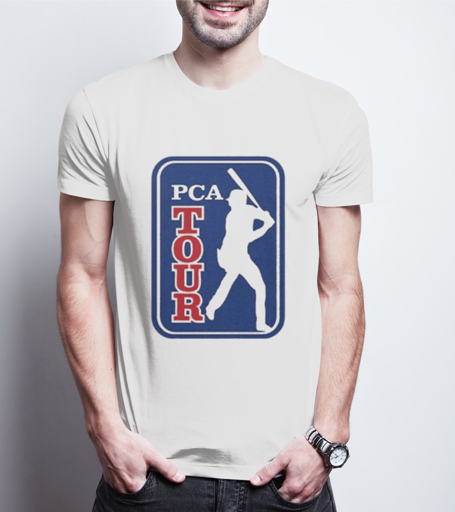 PCA Tour Pete Crow-Armstrong Baseball Player Silhouette T-Shirt