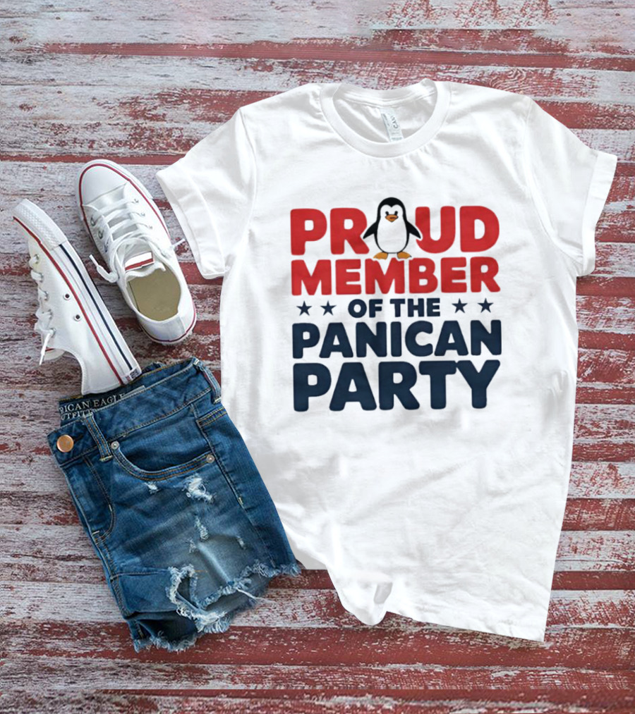 Proud Member Of The Panican Party Penguin T-Shirt