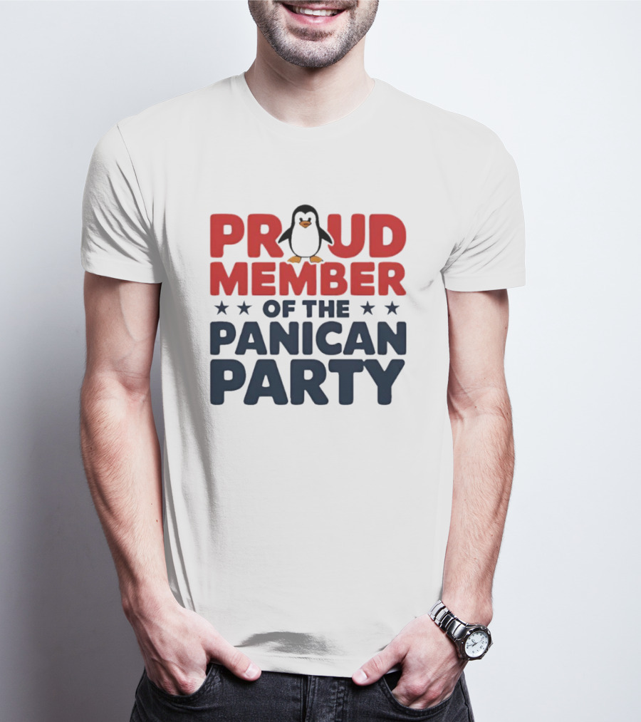 Proud Member Of The Panican Party Penguin T-Shirt
