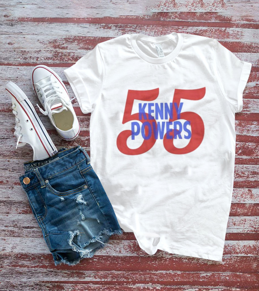 Kenny Powers 55 Bold Number Design T-Shirt