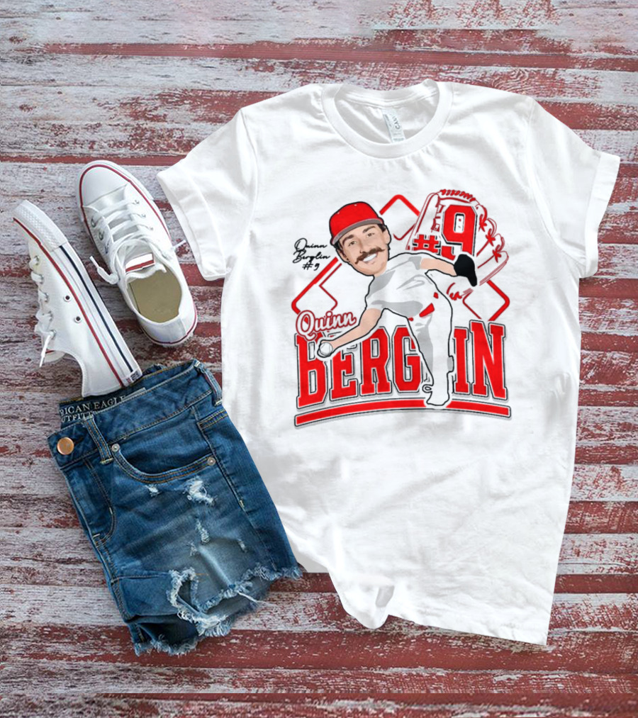 Quinn Berglin Baseball 2025 Glove Number 9 T-Shirt