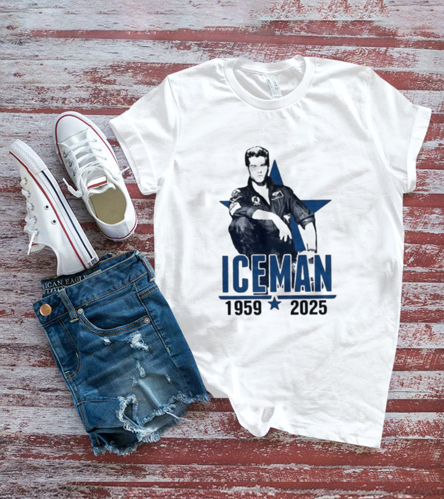 Val Kilmer 1959-2025 Iceman Top Gun T-Shirt
