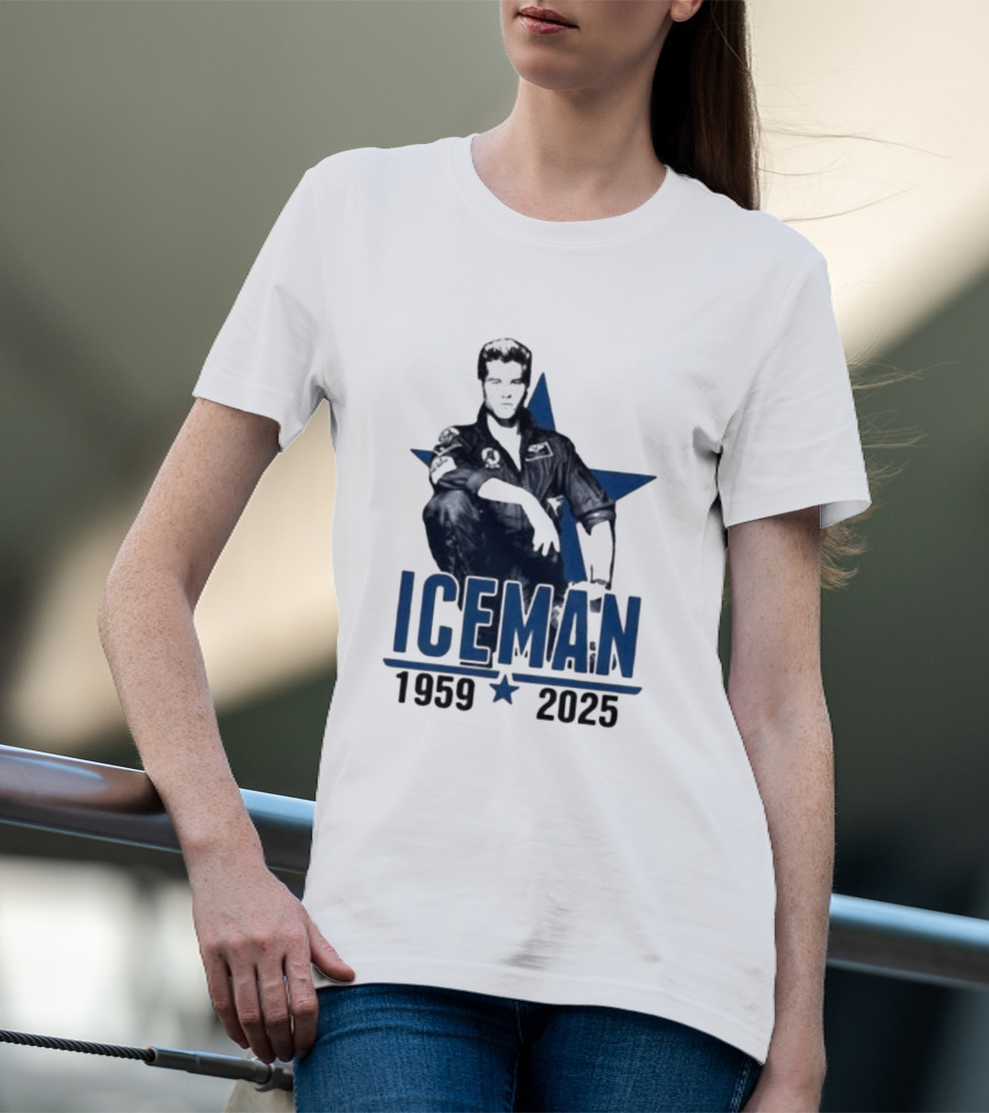 Val Kilmer 1959-2025 Iceman Top Gun T-Shirt