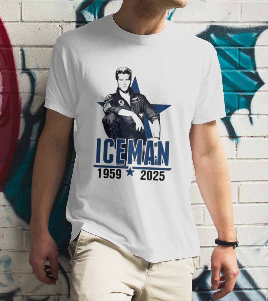Val Kilmer 1959-2025 Iceman Top Gun T-Shirt