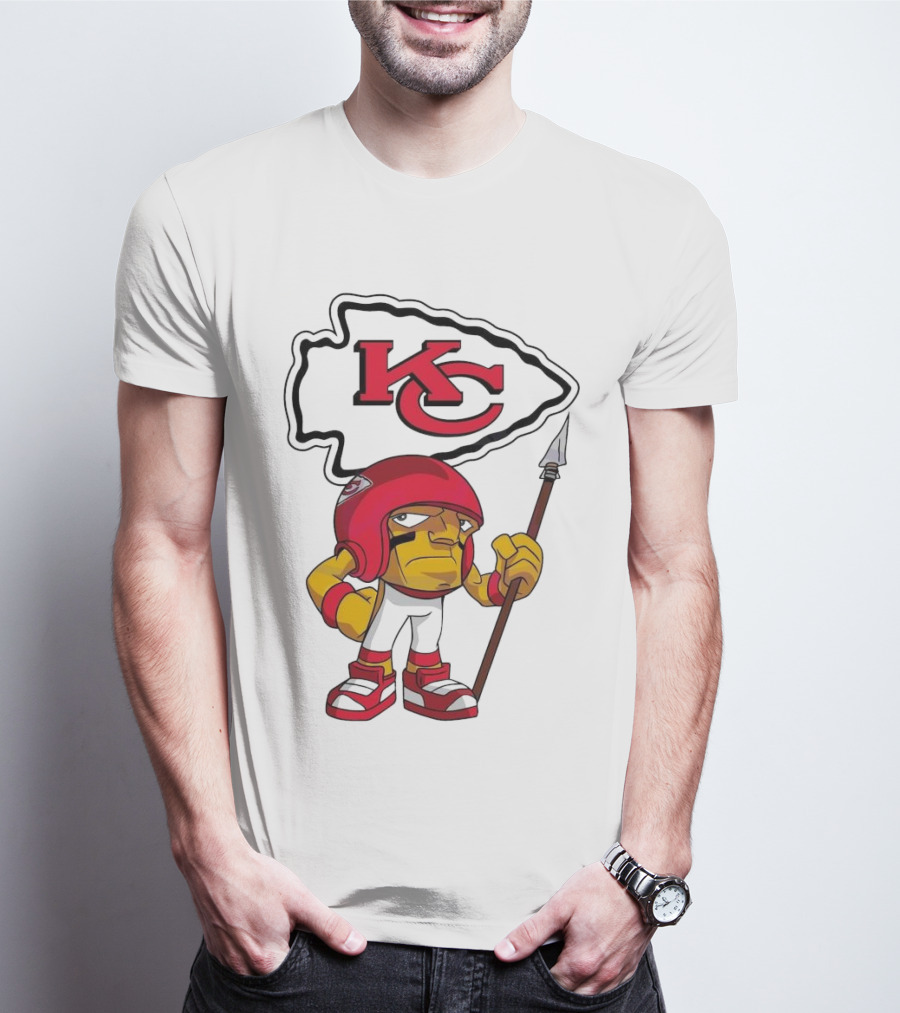 Rush Zone Kansas City Chiefs NFL Character KC Logo 2025 T-Shirt