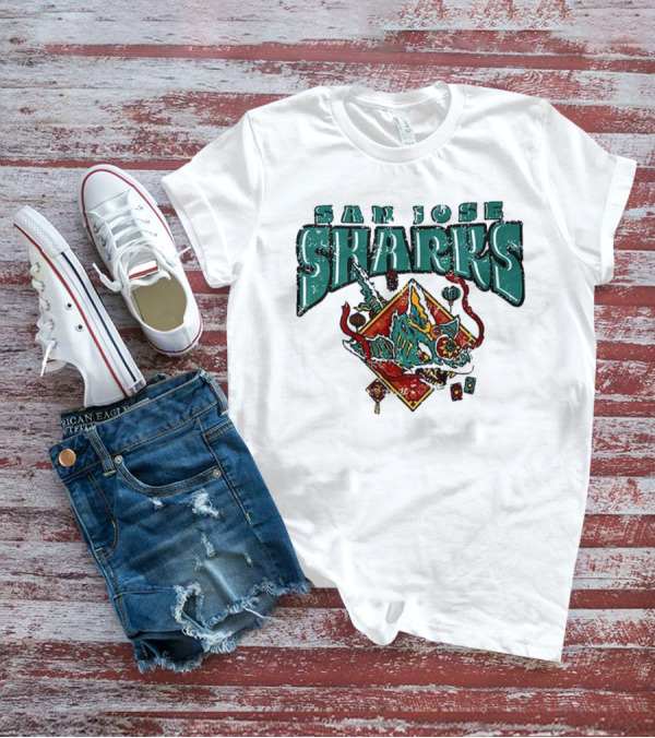 San Jose Sharks 2025 Lunar New Year Blue 84 T-Shirt