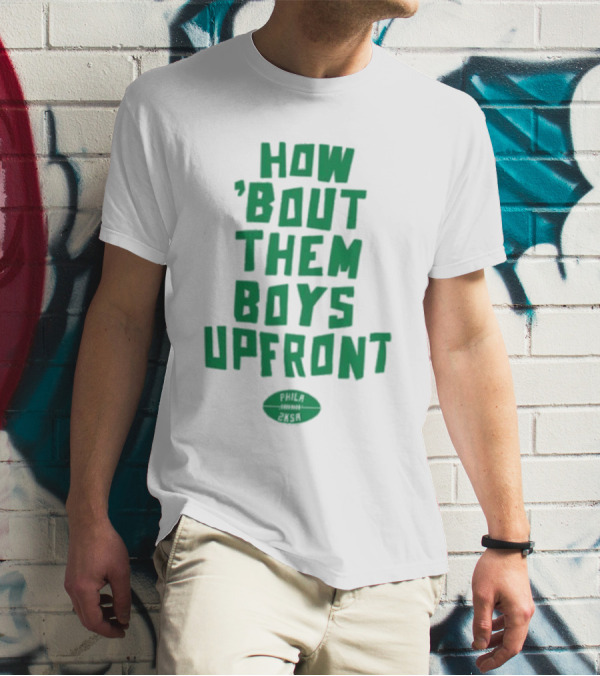 Saquon Barkley 2KSA How 'Bout Them Boys Upfront Football T-Shirt