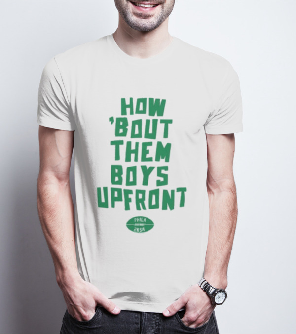 Saquon Barkley 2KSA How 'Bout Them Boys Upfront Football T-Shirt
