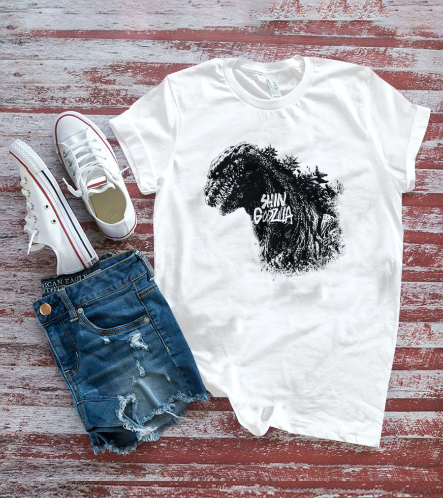 Shin Godzilla Persecution Of The Masses Kaiju Silhouette T-Shirt