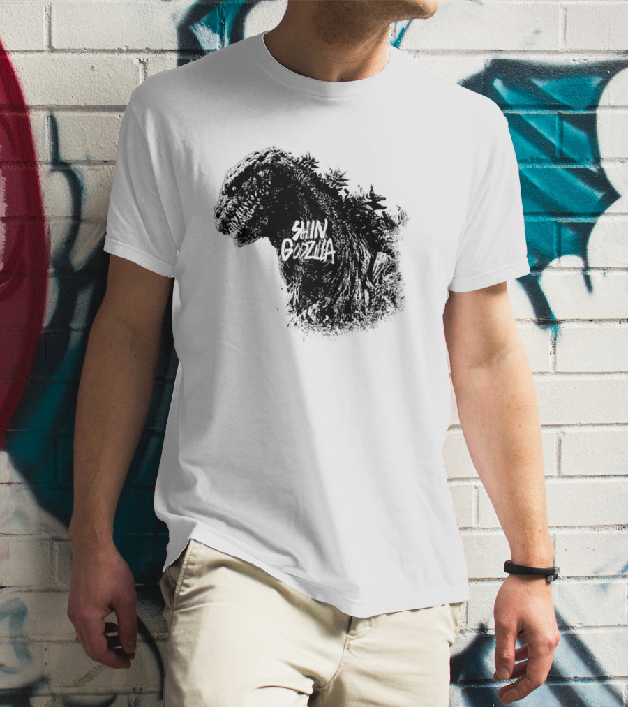 Shin Godzilla Persecution Of The Masses Kaiju Silhouette T-Shirt